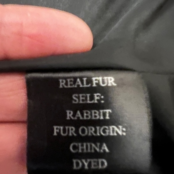 Adrienne Landau Rabbitt Fur Coat - Picture 3 of 4